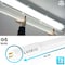 Luxrite T5 LED Tube Light Bulbs 24W (54W Equivalent) 3000LM 5000K Bright White Type A+B G5 Base 4-Pack LR34158-4PK - alternate 3